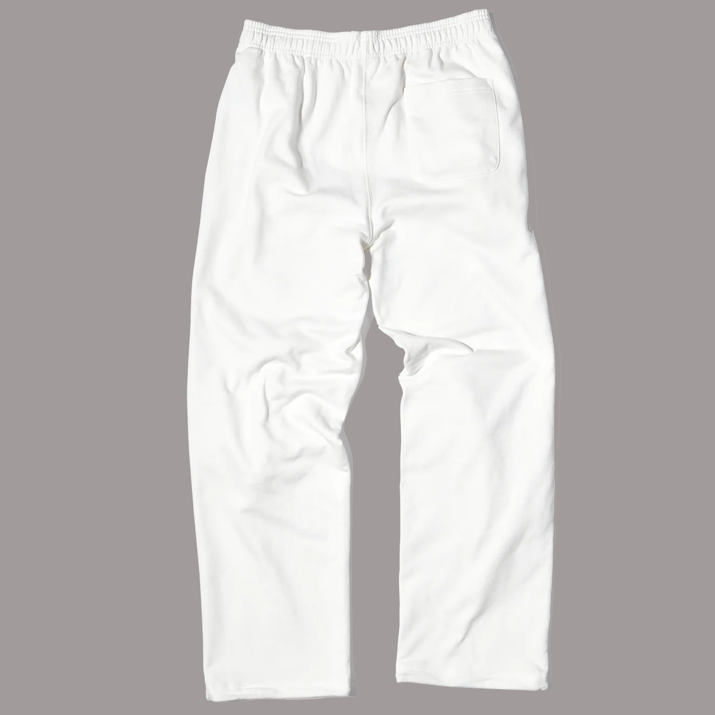 APLUSO FLEECE SWEATPANT WHITE (UNISEX)