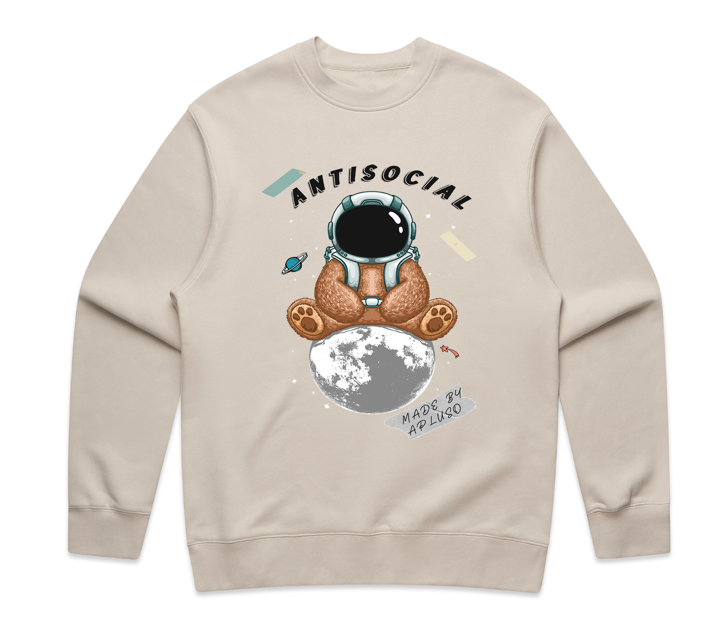 ANTISOCIAL SWEATSHIRT - CREAM