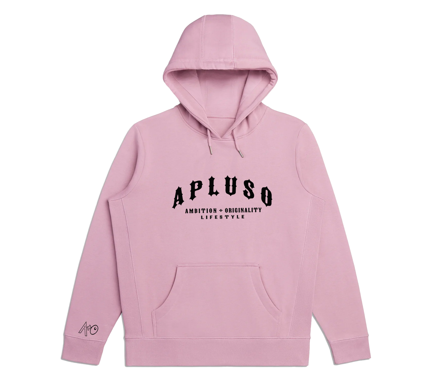 AplusO 3D Font Hooded Top