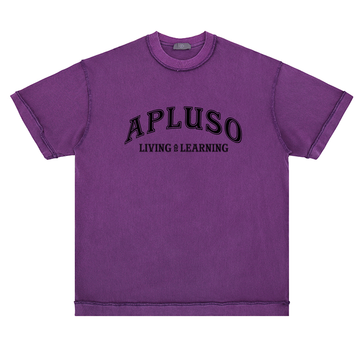 Reverse Inside-Out Oversize Tshirt (Purple)