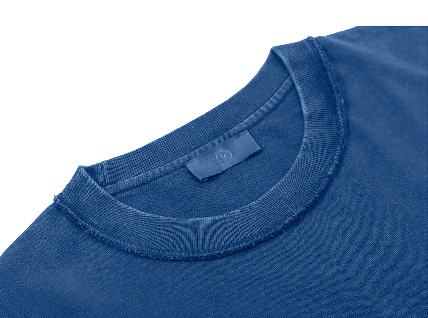 Reverse Inside-Out Oversize Tshirt (Washed Blue)