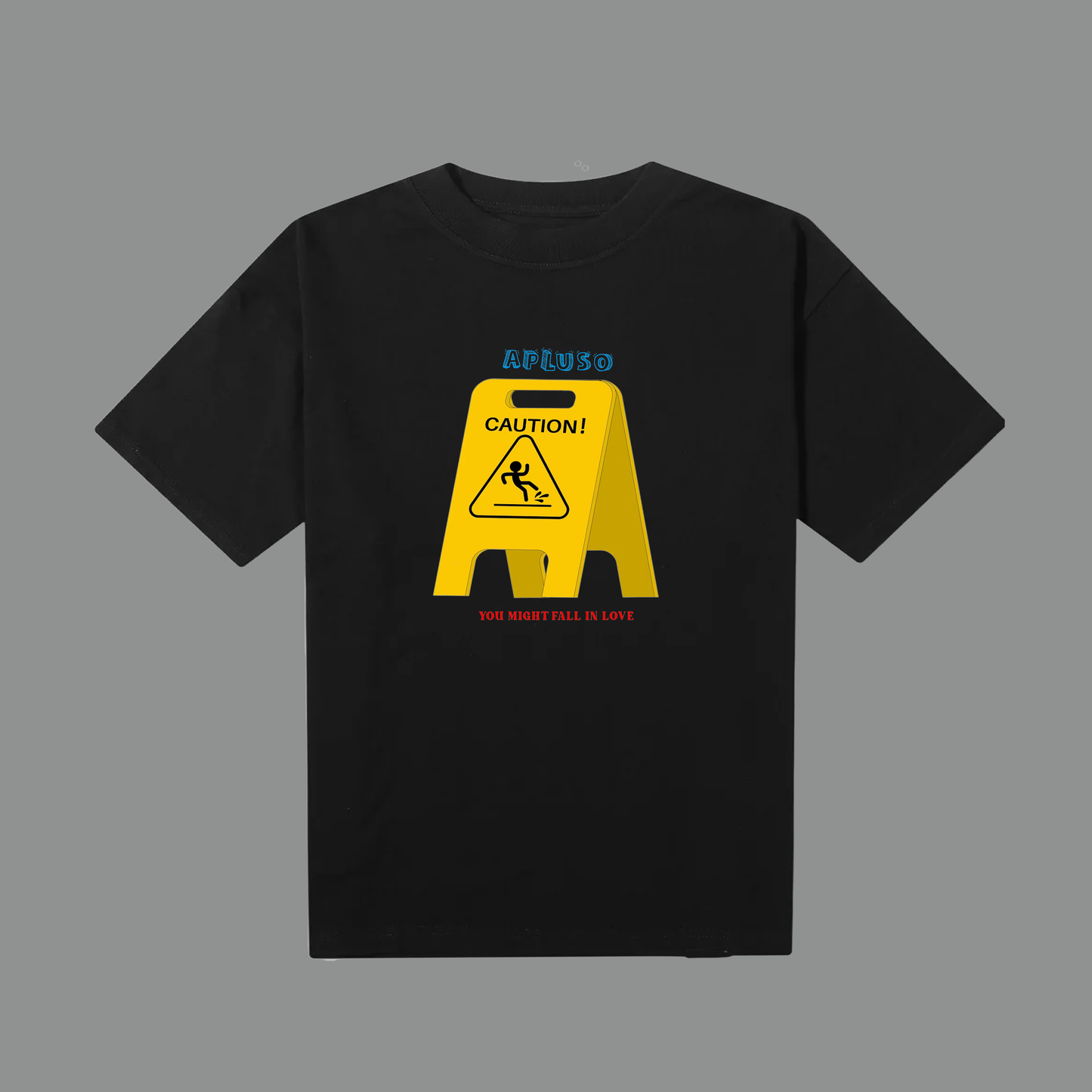 CAUTION -  YOU MIGHT FALL IN LOVE OVERSIZE TSHIRT