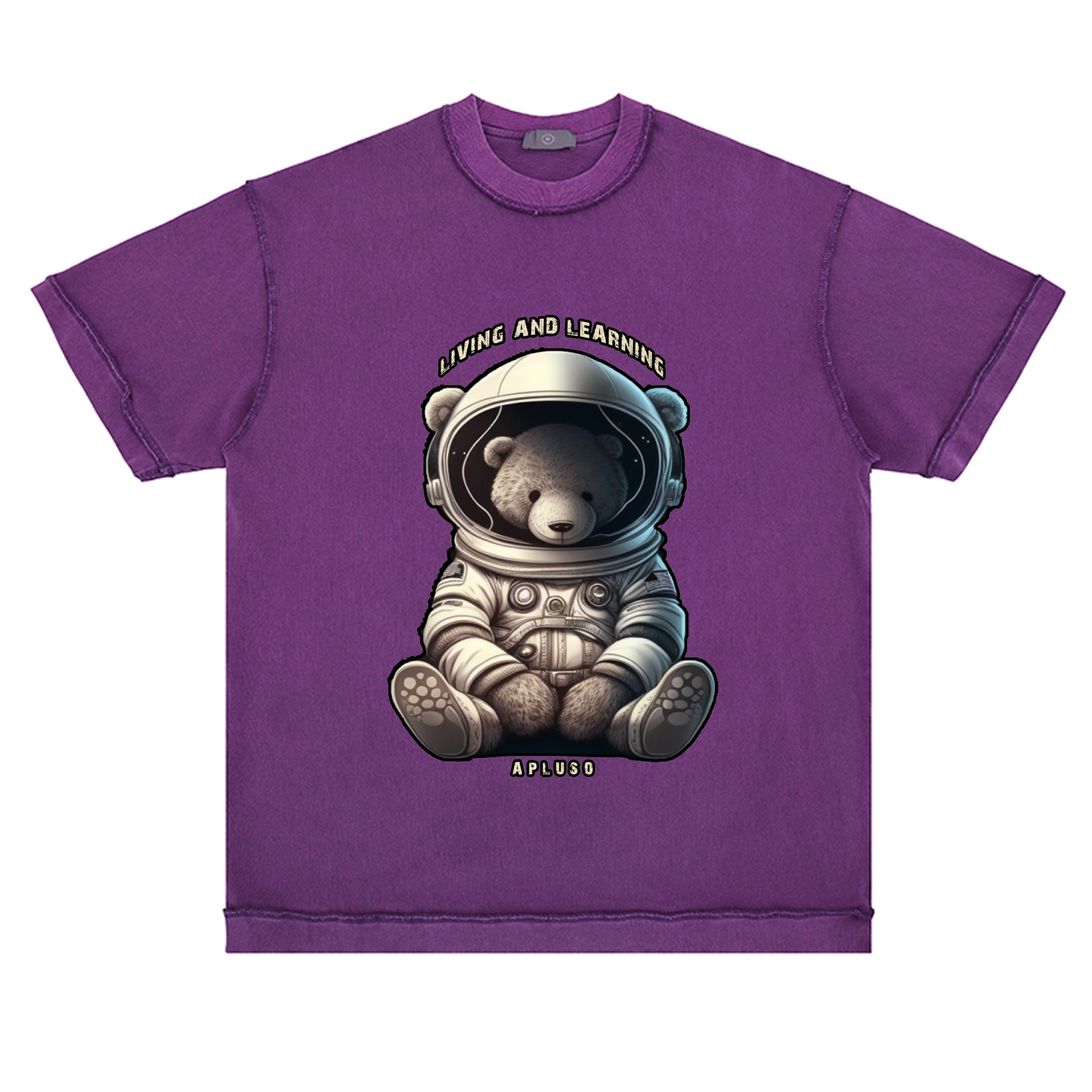 Reverse Inside-Out Oversize Tshirt (Purple)