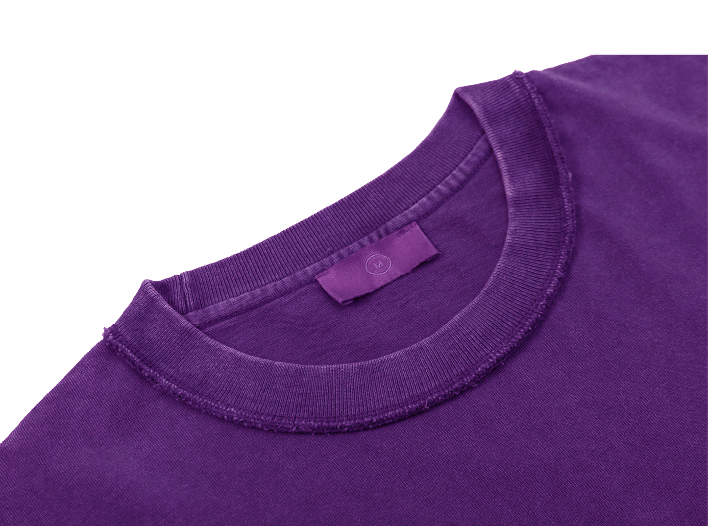 Reverse Inside-Out Oversize Tshirt (Washed Purple)