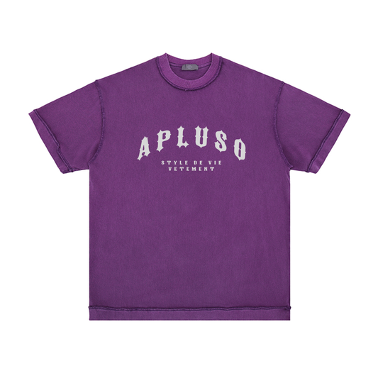 REVERSE INSIDE-OUT -- APLUSO PUFF PRINT TSHIRT